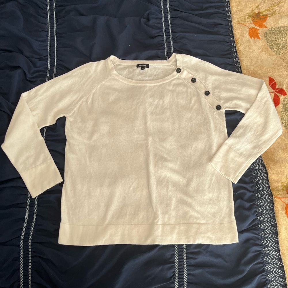 Mindy Mae’s Market - Mittoshop button detail lightweight sweater
